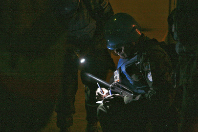 UNAMI Security Guard Collects Casualty Personal Data