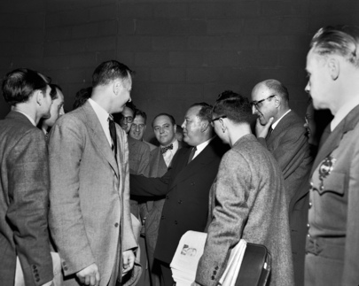 Mr. Trygve Lie's Press Conference after his Return from the 'Peace Mission' to Europe
