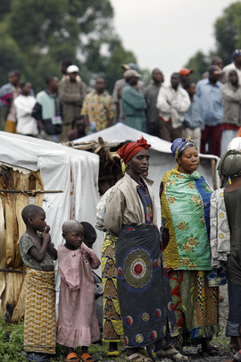Kitabati IDP Camp Residents Gather to Meet Secretary-General