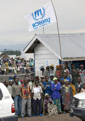 Kitabati IDP Camp Residents Gather to Meet Secretary-General
