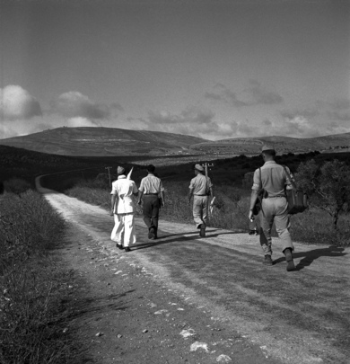 U.N. Truce Observers in Palestine