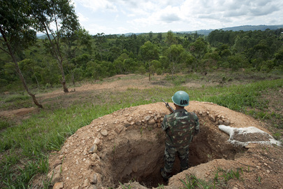 MONUC Peacekeepers Ensure Security at New Base in DR Congo