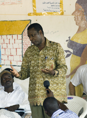 Former President of Burundi Visits Sudanese Refugee Camp