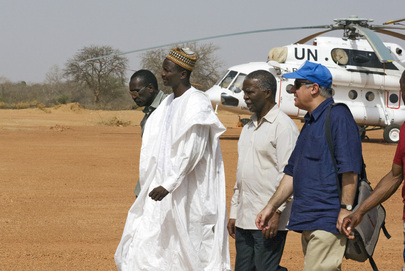 Former President of South Africa Visits MINURCAT