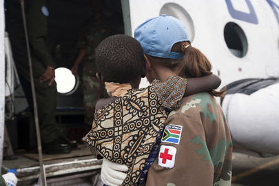 MONUC Paramedic Evacuates Massacre Victim