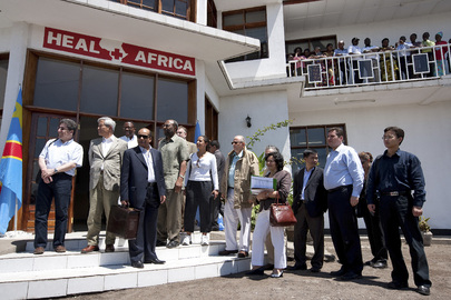 Security Council Delegation Visits Hospital