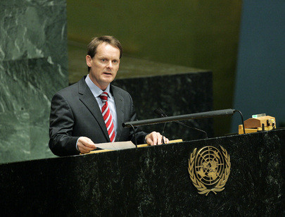 Development Minister of Ireland Addresses General Assembly on Financial Crisis