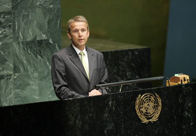 State Secretary of Austria  Addresses General Assembly on Financial Crisis