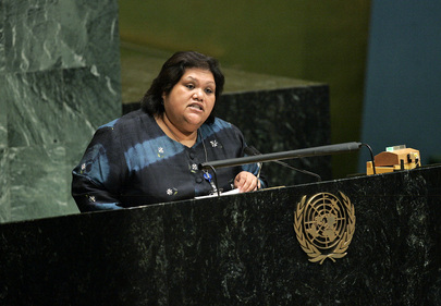 Representative of Nauru Addresses General Assembly on Financial Crisis