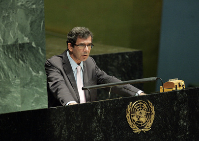 Representative of France Addresses General Assembly on Financial Crisis