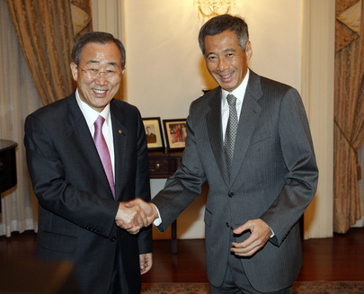 Secretary-General Meets Prime Minister of Singapore