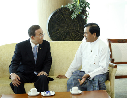 Secretary-General Meets Foreign Minister of Myanmar in Yangon