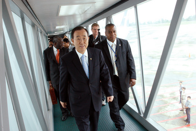Secretary-General Arrives in Yangon, Myanmar