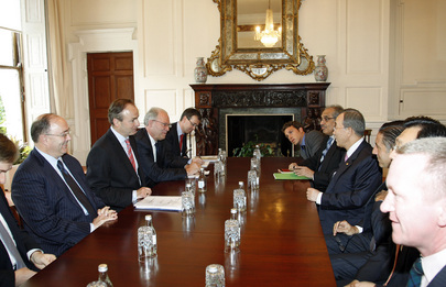 Secretary-General Meets Foreign Minister of Ireland
