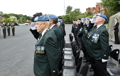 UN Peacekeeping Operation Veterans Participate in Wreath-Laying Ceremony