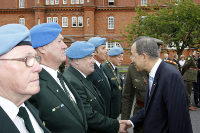 Secretary-General Meets United Nations Peacekeeping Veterans