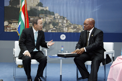 Secretary-General Meets President of South Africa