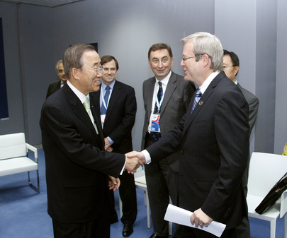 Secretary-General Meets Prime Minister of Australia