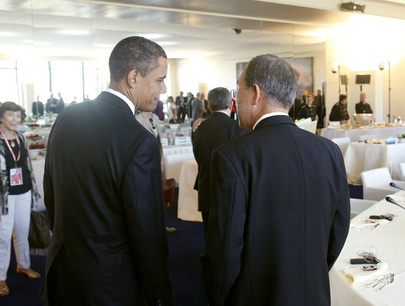 Secretary-General Attends G-8 Working Breakfast Meeting