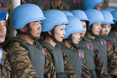 Peacekeepers at Mongolian Peace Operations Training Centre