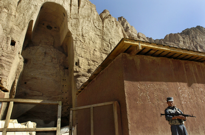 Remains of the Buddhas of Bamyan