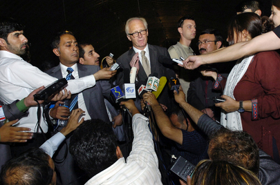 Special Representative for Afghanistan Visits Elections Logistics Base