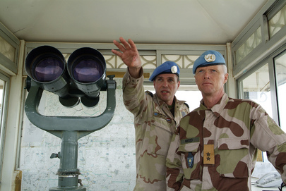 UNTSO Commander visits Post in Golan Heights