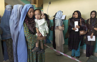 Afghanistan Holds Presidential and Provincial Council Elections