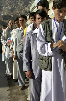 Afghanistan Holds Presidential and Provincial Council Elections