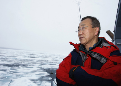 Ban Ki-moon na Noruega em 2009. Foto: ONU