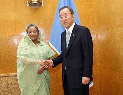 Secretary-General Meets Prime Minister of Bangladesh