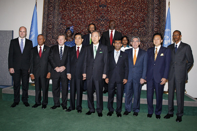 Group Photo of Climate Change Summit Speakers