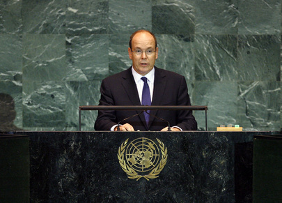 Prince of Monaco Addresses General Assembly