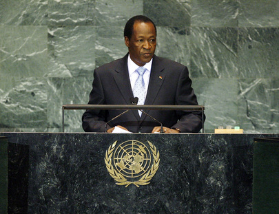 President of Burkina Faso Addresses General Assembly