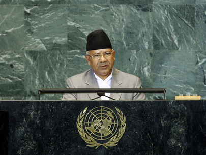 Prime Minister of Nepal Addresses General Assembly