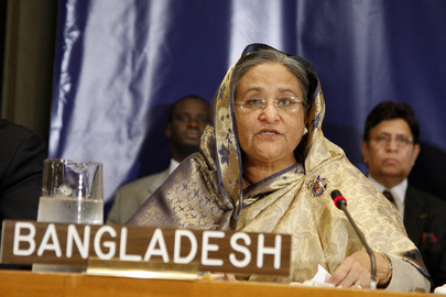 Prime Minister of Bangladesh Addresses Meeting on Food Security