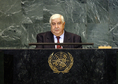 Foreign Minister of Syria Addresses General Assembly