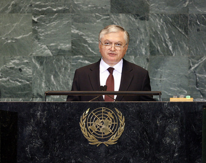 Foreign Minister of Armenia Addresses General Assembly 