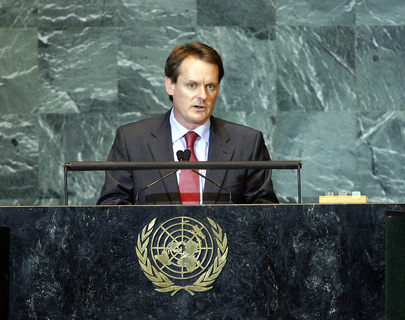 Minister of State for Overseas Development of Ireland Addresses General Assembly