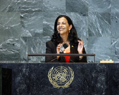 President and Foreign Minister of Honduras Address General Assembly