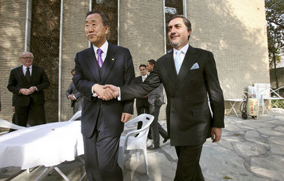 Secretary-General Meets Abdullah Abdullah in Kabul