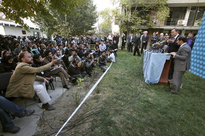 Secretary-General Briefs Media in Kabul