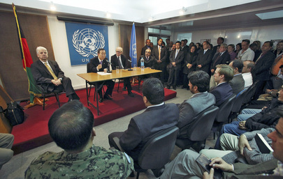Secretary-General Visits Kabul Following Attack on UN Staff