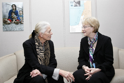 UNRWA Chief Meets Actress and UNICEF Goodwill Ambassador