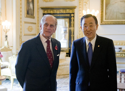 Secretary-General Meets Prince Philip of United Kingdom