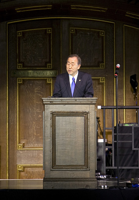 Sceretary-General Gives Addresses Major Religions for Environment Meeting