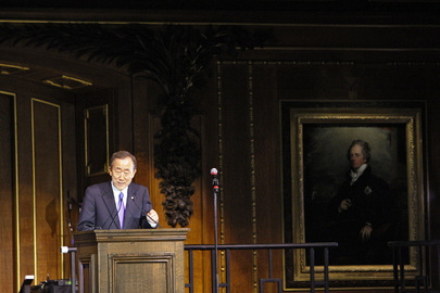 Ban Ki-moon Gives Keynote at Meeting of Major Religions for Environment