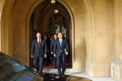 Secretary-General Leaves Windsor Castle