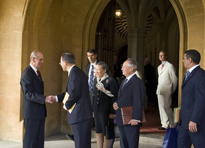 Secretary-General Leaves Windsor Castle