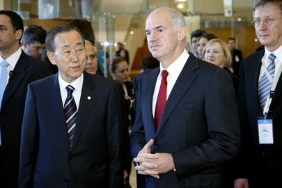 Secretary-General and Greek Prime Minister Attend GFMD Event
